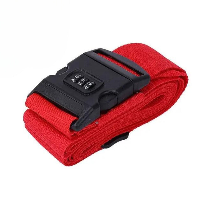 sangle a code bagage - Rouge