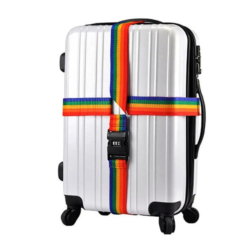 sangle valise a code - Bleu - Bleu Ciel - Rouge - Noir - Multi-couleur - Gris et Rose - Orange - Gris et Orange