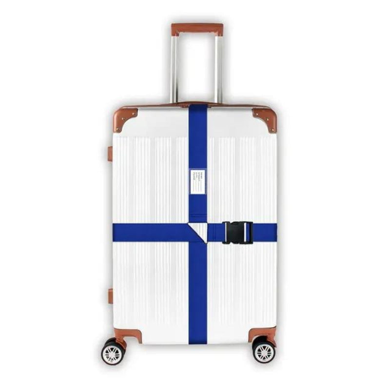 sangle croisée pour valise - Bleu