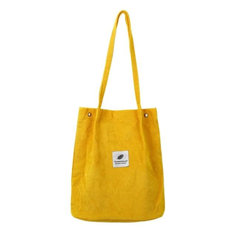tote bag tissu - Jaune