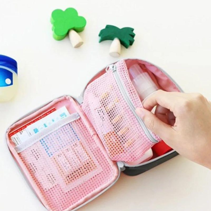 medicament trousse de voyage - Rose - Gris
