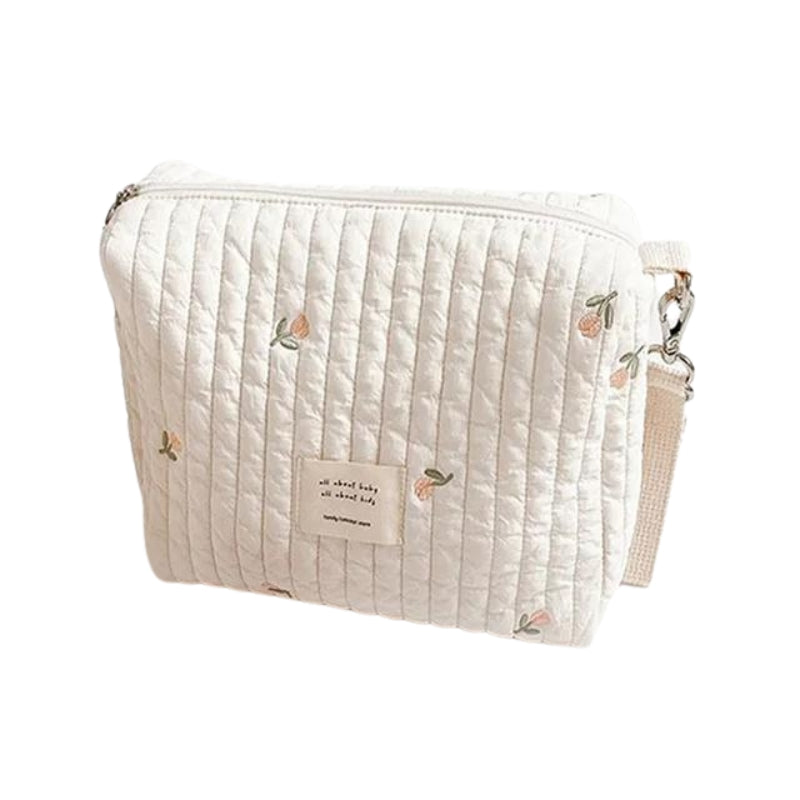trousse de toilette naissance - Motifs Fleurs de Rose
