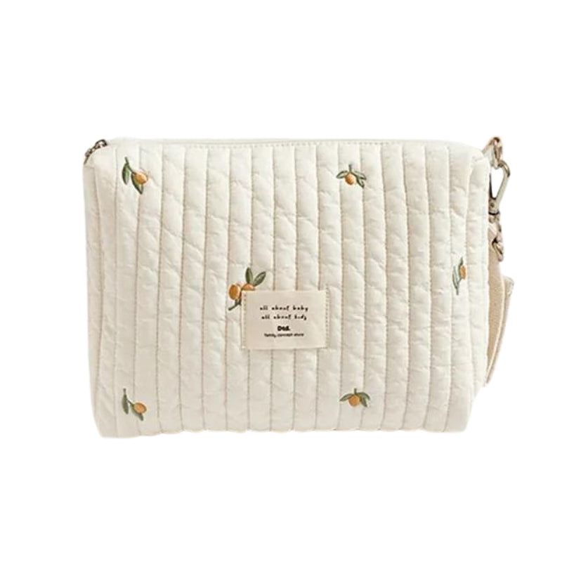 trousse de toilette bébé voyage - Motifs Fleurs d'Olive
