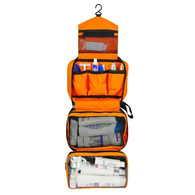 trousse de toilette voyage - Bleu - Vert - Vert Fluo - Orange - Noir