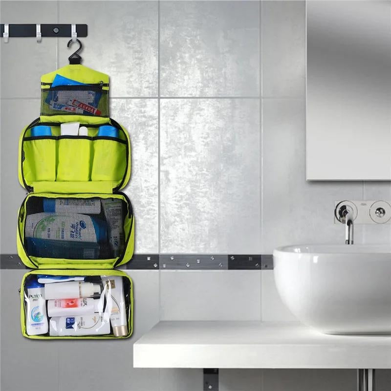 trousse de toilette homme voyage - Bleu - Vert - Vert Fluo - Orange - Noir