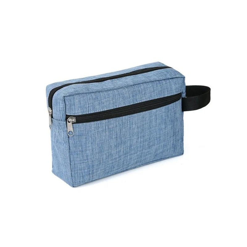 trousse de toilette personnalisée femme - Bleu - Sans Gravure Personnalisée