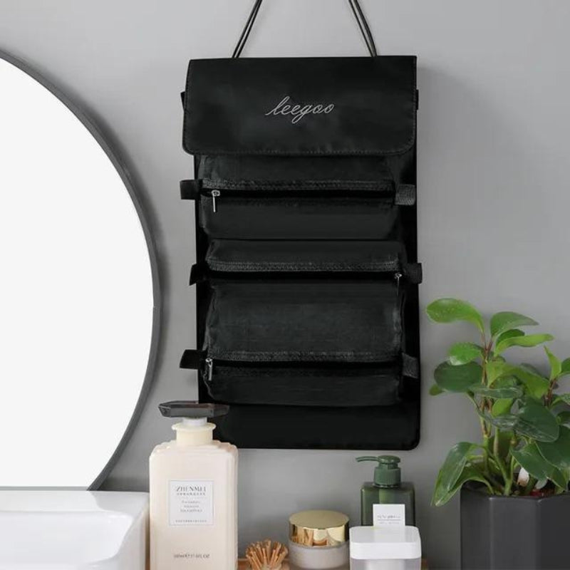 trousse de toilette dépliante femme - Noir 2