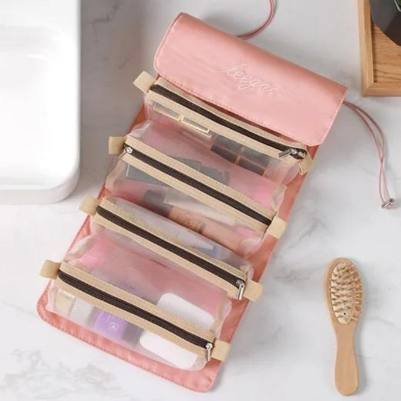 trousse toilette avion - Rose 2