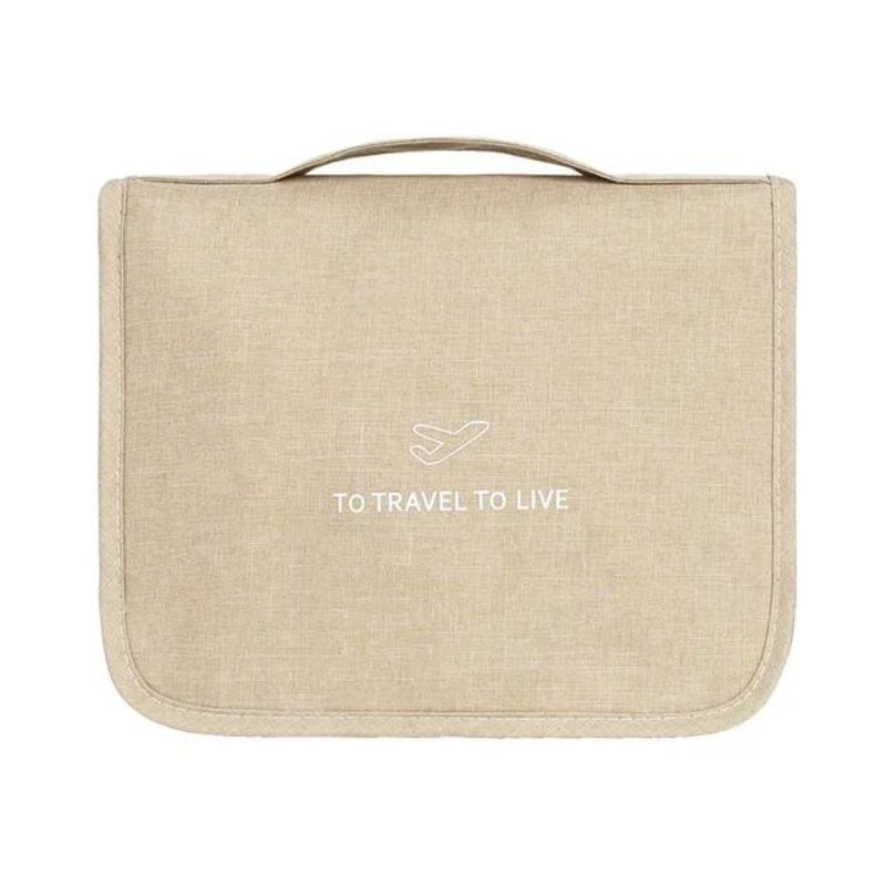 trousse de toilette avion cabine - Beige