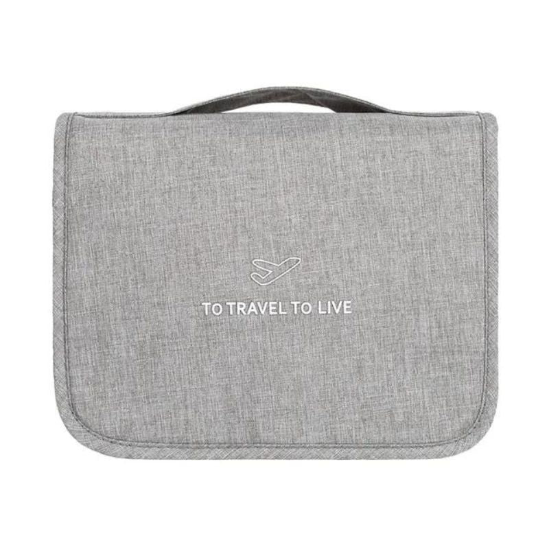 trousse de toilette dans l'avion voyage - Gris