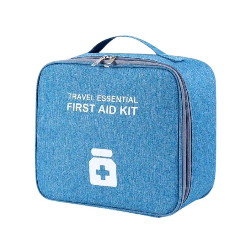 trousse a pharmacie avion - Bleu - L