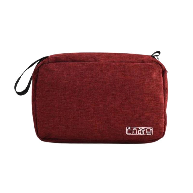 trousse de toilette avion bagage cabine - Rouge
