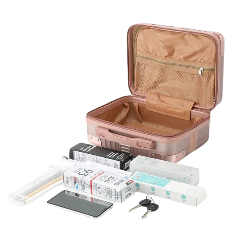 vanity case rose - Rose Gold - Blanc et Rose - Blanc et Noir - Vert - Gris - Blanc et Vert - Noir - Rouge