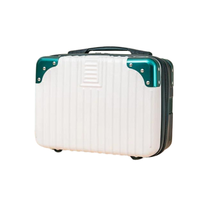 vanity case rigide bleu - Blanc et Vert