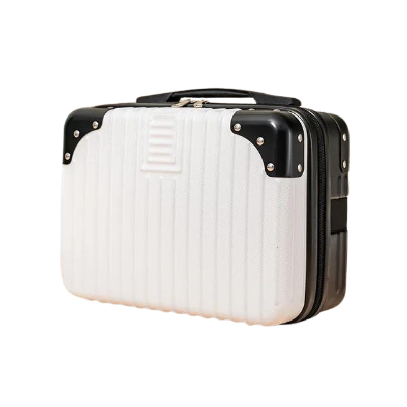 vanity case rigide luxe - Blanc et Noir