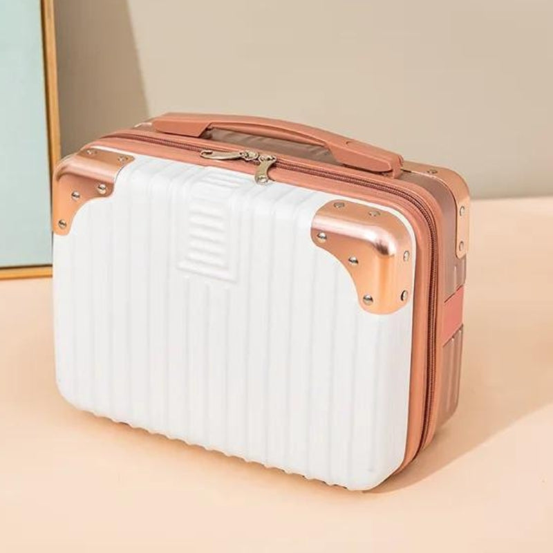 vanity case femme rigide - Rose Gold - Blanc et Rose - Blanc et Noir - Vert - Gris - Blanc et Vert - Noir - Rouge