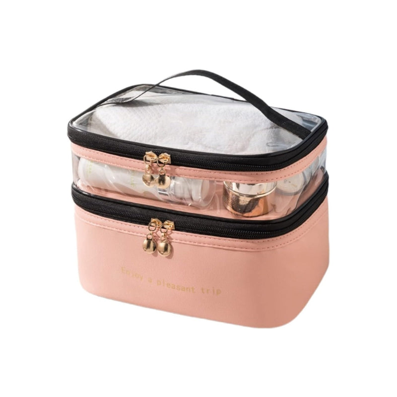 vanity souple femme voyage - Rose