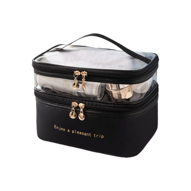 vanity double compartiment - Noir